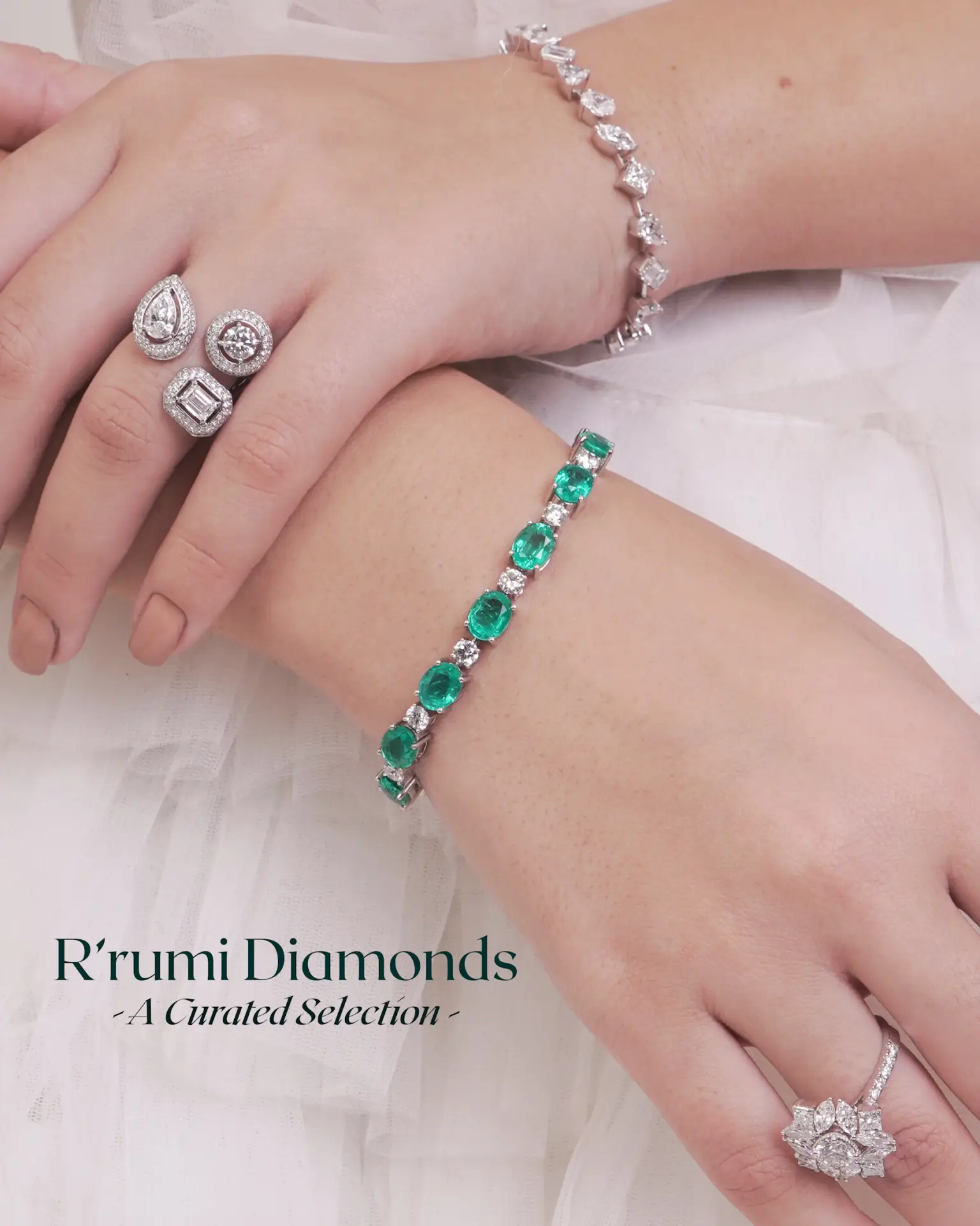 R'Rumi Diamond product focus creative