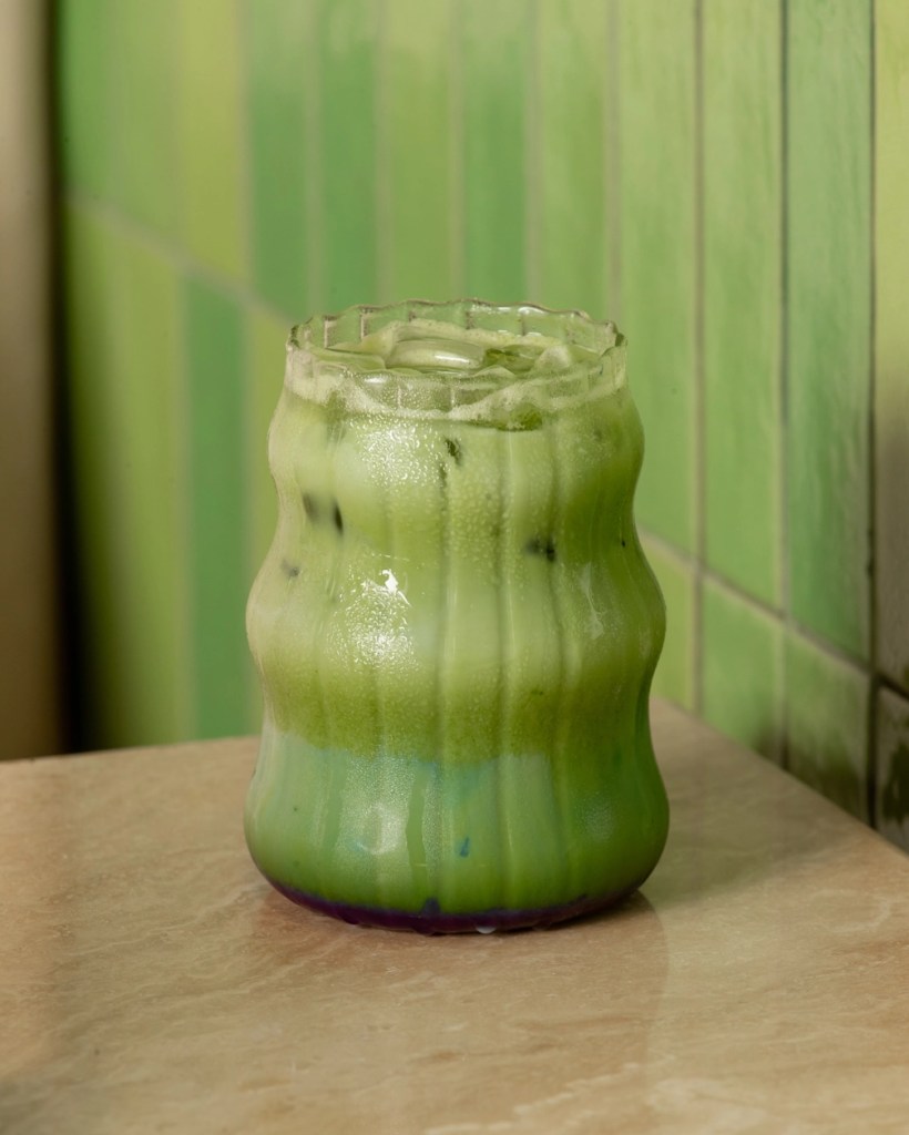 Maison Cha Cha matcha drinks, F&B branding Dubai