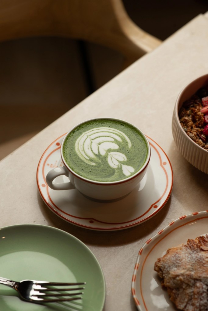 Maison Cha Cha storefront and café branding