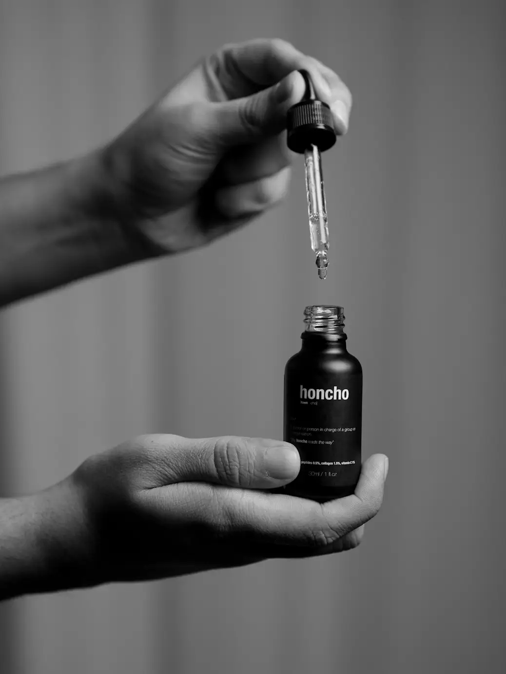Honcho Skincare range on set