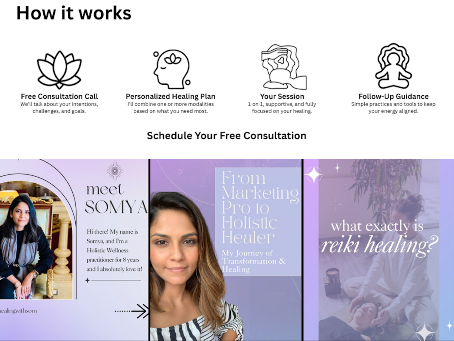 Healing With Som Reiki and energy healing brand